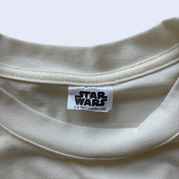 Star Wars May the 4th 2024 Tee C-3PO & R2-D2 Cream Graphic Unisex XL - Picture 3 of 5